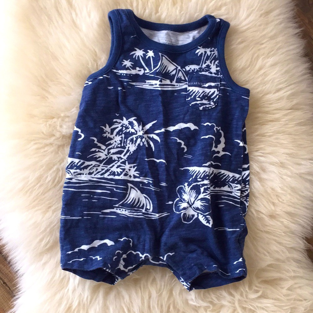 Tropical romper nwot